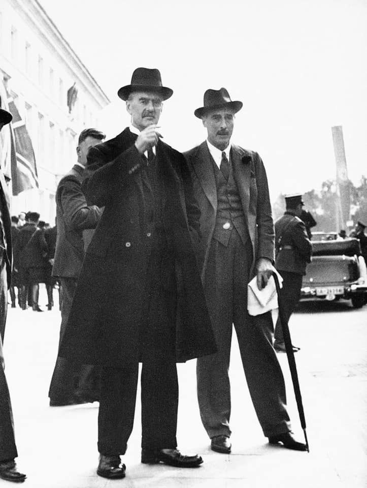 Chamberlain a Monaco nel 1938