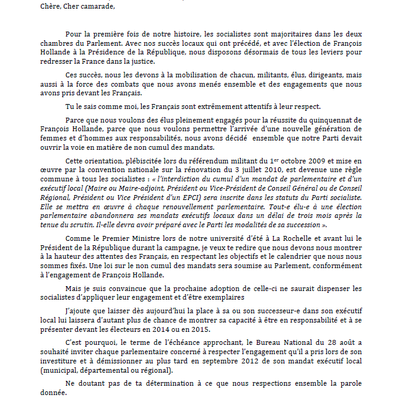 RESPECTEZ LES MILITANTS