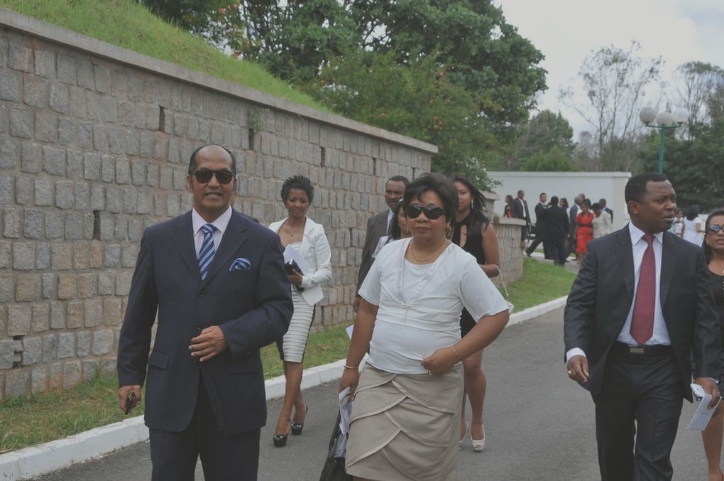 Cérémonie de présentations de vœux des corps constitués au couple présidentiel, Mialy et Andry Rajoelina. Partie 1. Photos : Harilala Randrianarison