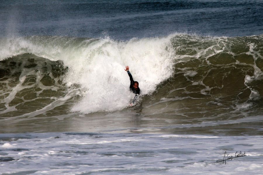 Une belle séance de bodysurf des "NS" de la plage !!!