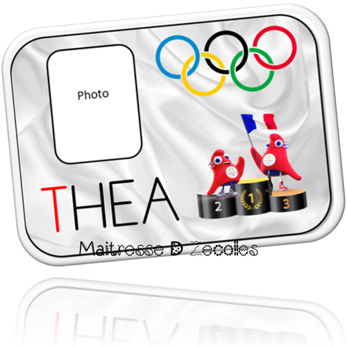 Etiquettes Jeux olympiques à imprimer