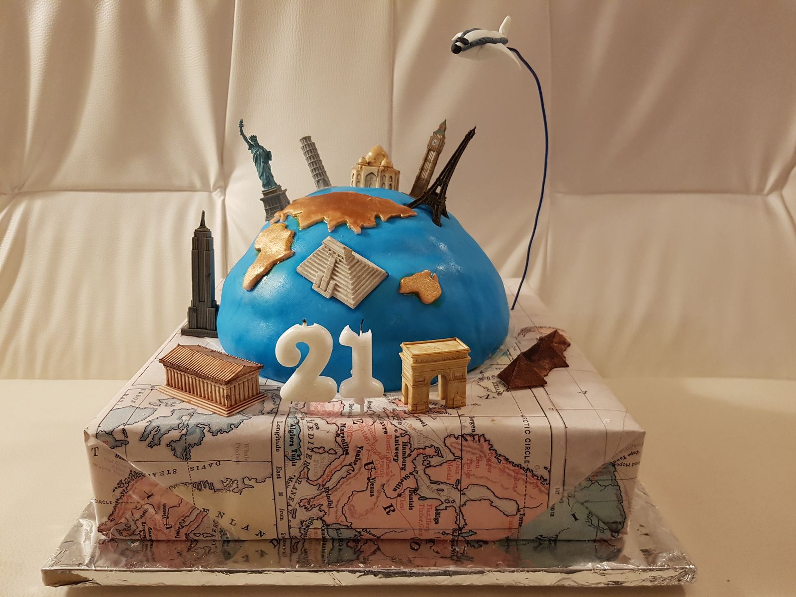 Gateau Mappe Monde O Delices D Isah