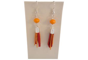 boucles d'oreilles pompons