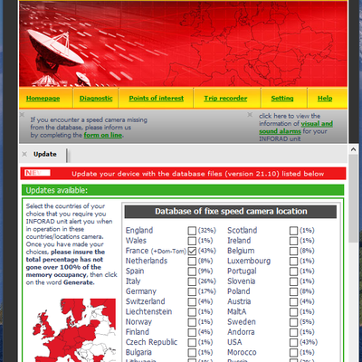 Base radars gratuites pour Inforad non communicant ! (23 mars 2024)