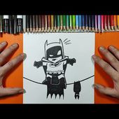 Como dibujar a Batman 🦇 paso a paso 4 - Batman | How to draw Batman 🦇 4 - Batman