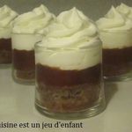 Verrines au chocolat et à la chantilly 