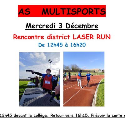 AS MULTISPORTS - Mercredi 3 décembre
