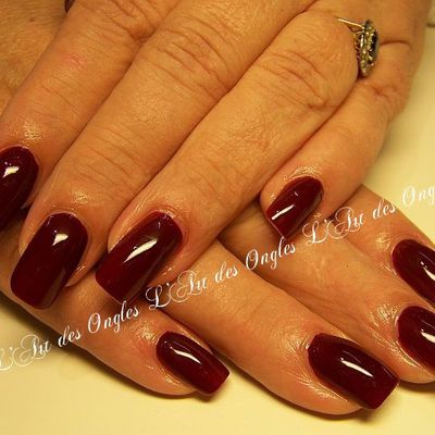 Poses d'Ongles naturels + vernis