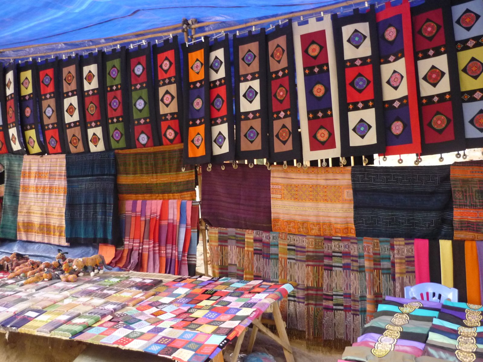 Marché local, nord du Vietnam
