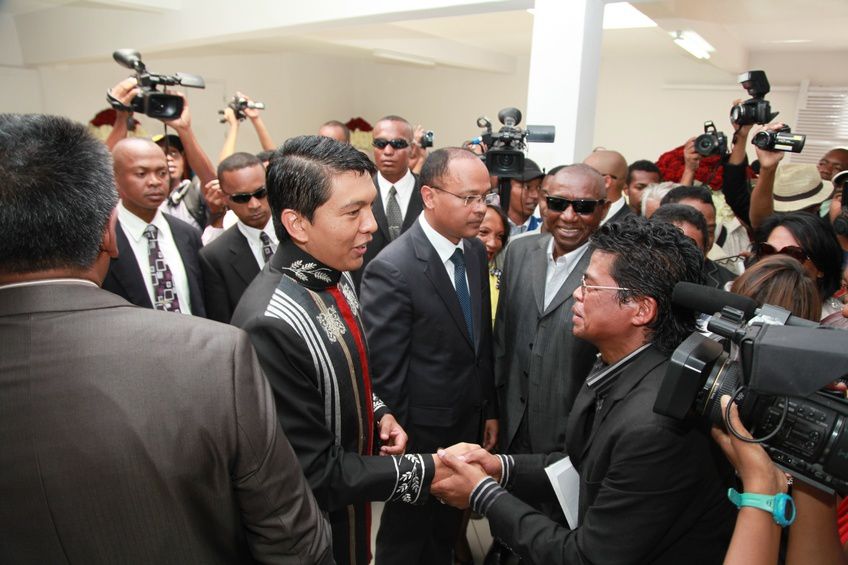 Dans le cadre du IIè anniversaire de la IVèRépublique, le couple présidentiel, Andry et Mialy Rajoelina, a inauguré le «Coliseum de Madagascar» sis à Antsonjombe. 1ère partie. Photos: Harilala Randrianarison