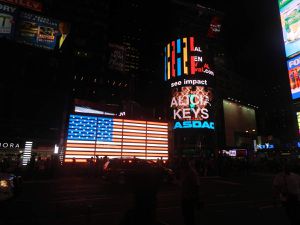 Times Square, les USA puissance 100