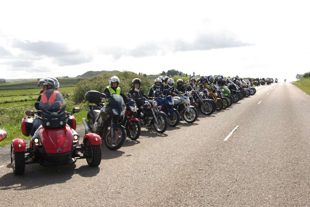 Pour lutter contre la mucoviscidose, les motards répondent toujours présent... Cette année encore sous un soleil radieux.