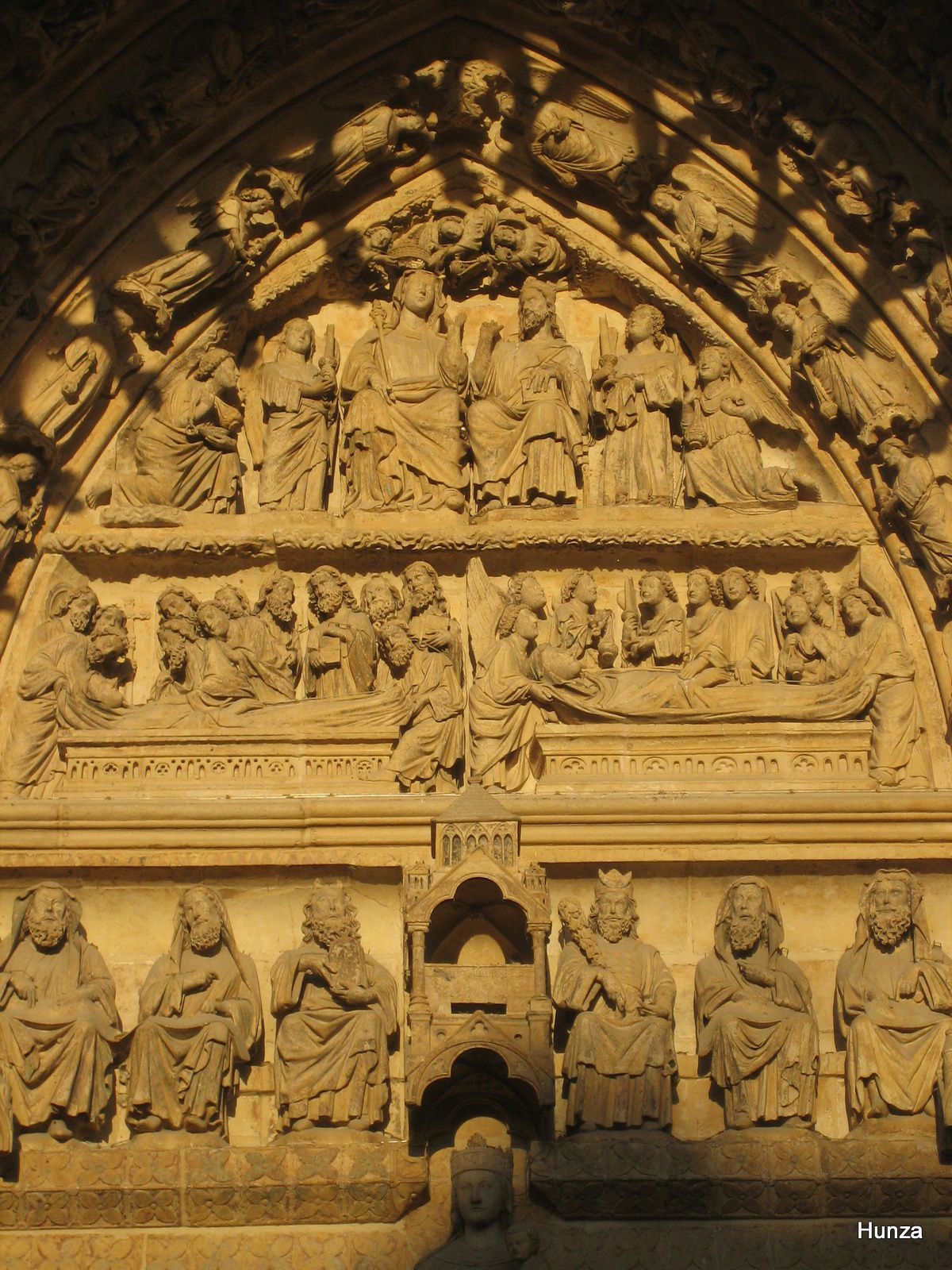 Cathédrale d'Amiens, portail de la Mère Dieu