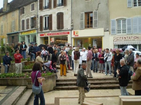 Photos du rassemblement du 31 mai 2008 contre les augmentations des 4 taxes à Montbard.