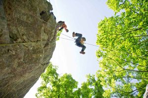 Deux sorties en falaise pour nos ptits grimpeurs en juin