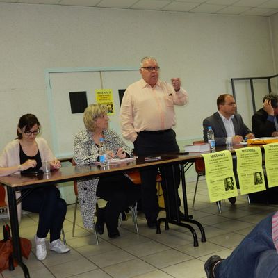 Conférence "Loi Macron réforme ou régression" à Migennes