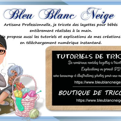 TUTO tricot bébé, tutoriel, Patron layette bb à tricoter pdf