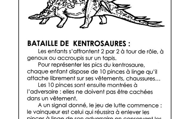 dinosaures, agir avec son corps