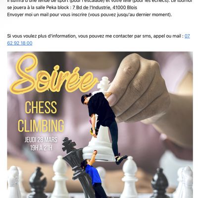 Chess Climbing : si vous aimez escalader les rocs et les roques ! 