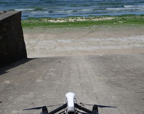 Un drone au Ris pour survoler les algues vertes