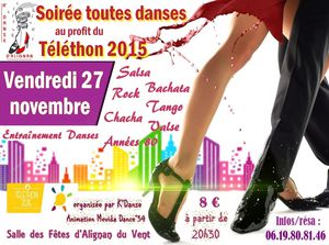 Salle des fêtes ALIGNAN DU VENT le 27 NOVEMBRE 2015 20H30