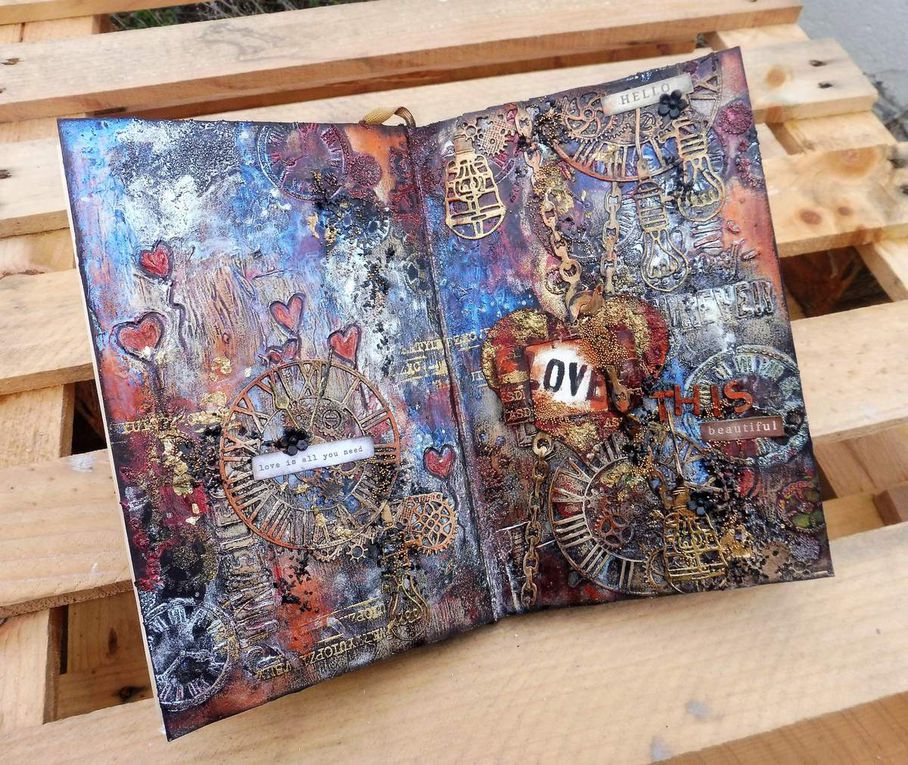 art journal steampunk