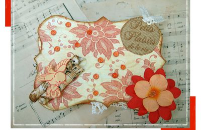 une boîte cadeau très shabby