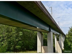 Le pont ferroviaire TGV à Bonne Fontaine !