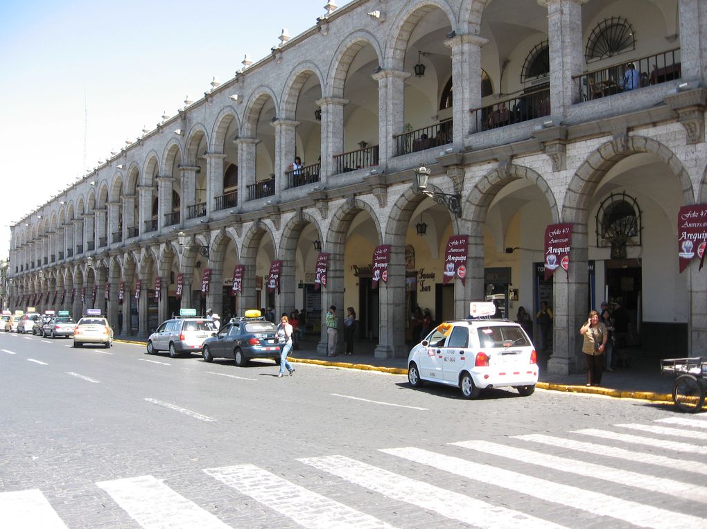 Arequipa, la ville blanche sur fond de volcans