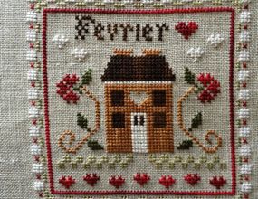 Février de Little House Needleworks 