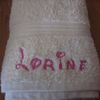 serviette de bain pour lorine