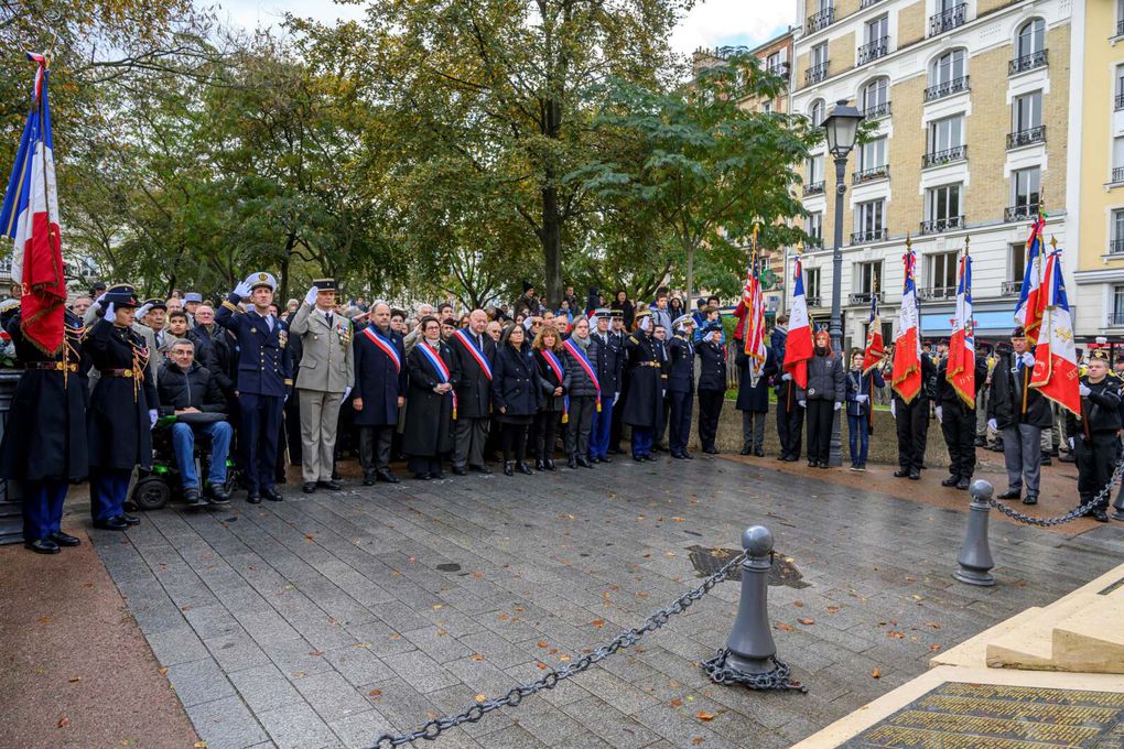 Commémoration de l’armistice à Issy-les-Moulineaux.