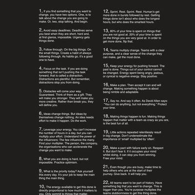 A MANIFESTO OF A DOE