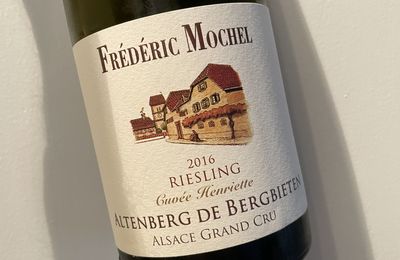 Alsace Grand Cru altenberg de bergbieten 2016 riesling Domaine Frédéric Mochel