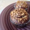 Cupcakes chocolat croquant