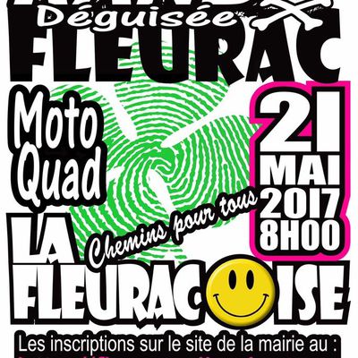 Rando moto-quad déguisée "La Fleuracoise" (24), le 21 mai 2017