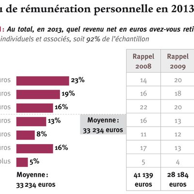 Observatoire de la Profession d'Architecte 2014. Pas sûr que cela fasse rêver