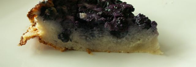 clafoutis amandin à la myrtille