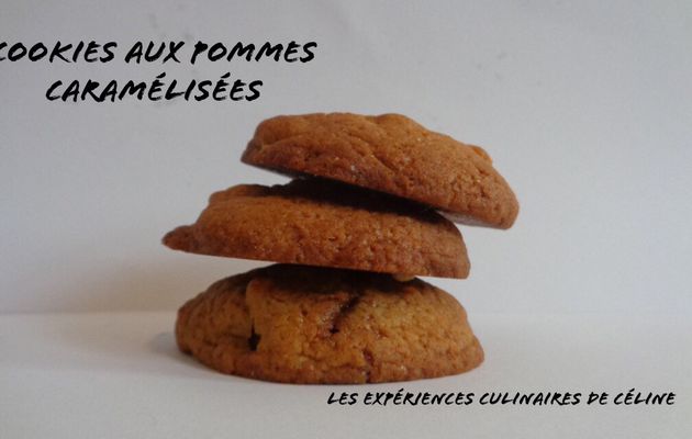 Cookies aux pommes caramélisées