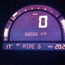 Un chiffre bien particulier des km de voiture