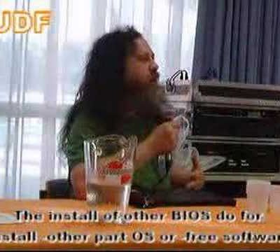 Richard Stallman - France and Locked Bios !