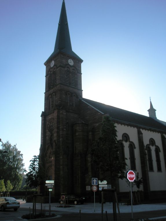 parcours de 110km, depart et arrivée à Niederbronn avec arret à Mouterhouse.