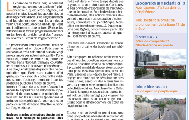 Boulevard périphérique de Paris, les débats une génération plus tard....