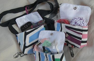 Le tuto de mes pochettes à bazar!!!