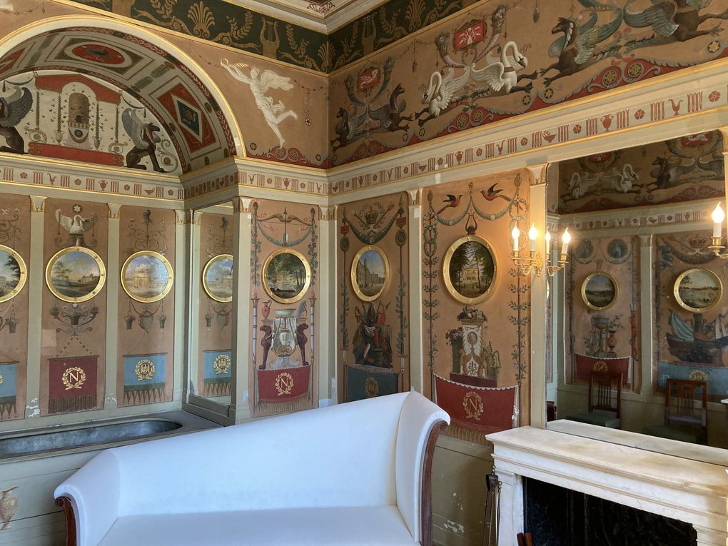 Château de Rambouillet : Chambre de Napoléon, salle de bain de Napoléon, chapelle, salle à manger, salon 
