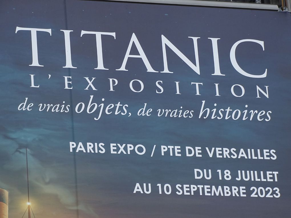 Exposition Titanic - Paris