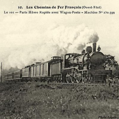 Le Train n°101 ligne Paris / Le Havre