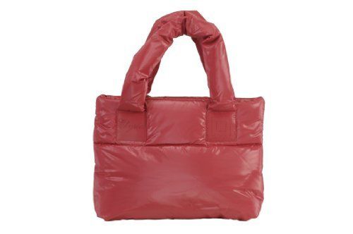 78873 Sac a main femme Elyséa Tissu Matelassé Bianca Rouge