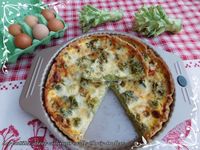 Quiche brocoli et Roquefort