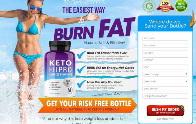 Keto Fit Pro - Shark Tank Pills! 100% Natural ingredients